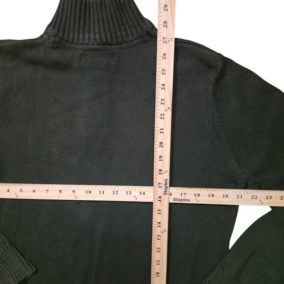 Eddie Bauer Combed Cotton Pullover Sweater Men’s M Green - Picture 5 of 7